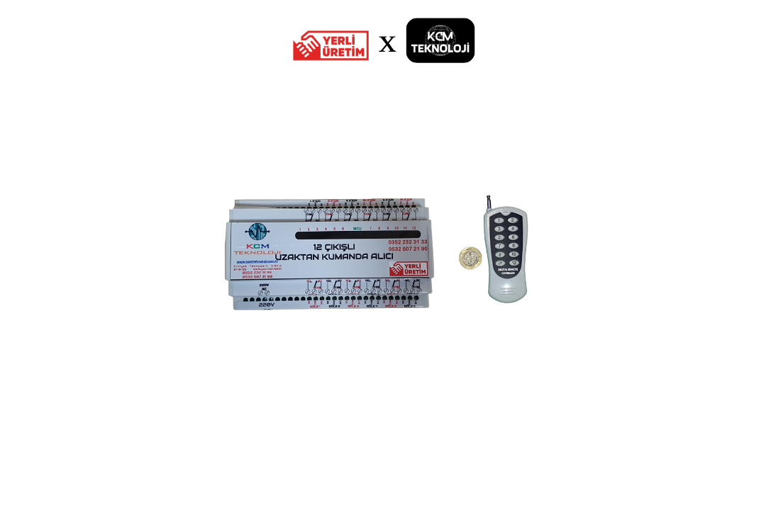 12 ROLELİ STANDART UZAKTAN KUMANDA SETİ